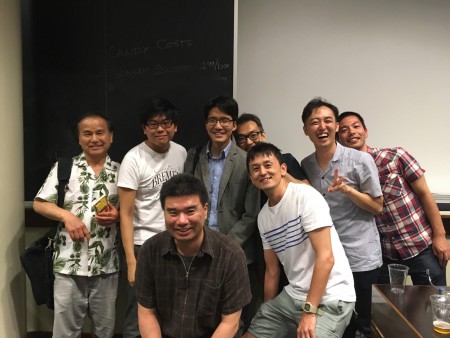 近々NYを離れる方々との記念撮影。皆様の今後益々のご健勝とご活躍を心よりお祈り申し上げます。